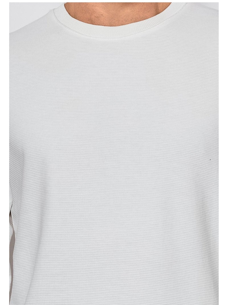 Maglia con scollo rotondo Kebello Bianco - Kiabi