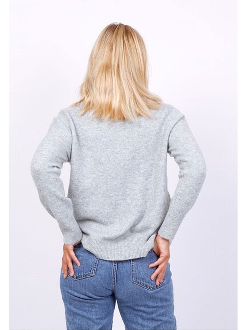 Maglia con scollo rotondo Kebello Grigio - Kiabi
