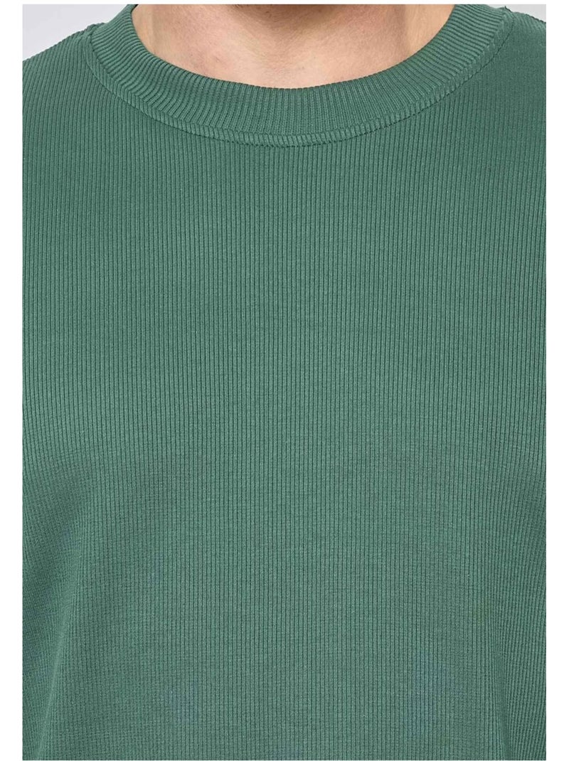 Maglia con scollo rotondo Kebello Verde - Kiabi