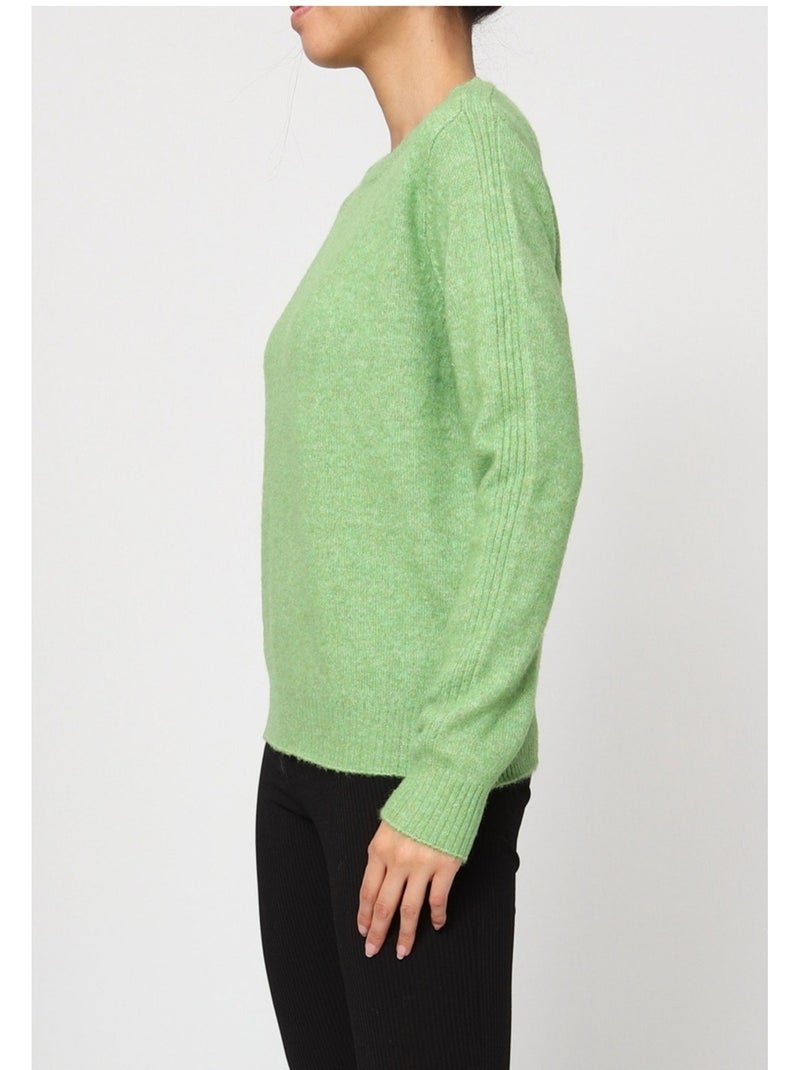 Maglia con scollo rotondo Kebello Verde - Kiabi