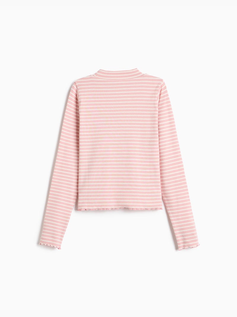 Maglia cropped a righe, mo fashion Rosa - Kiabi