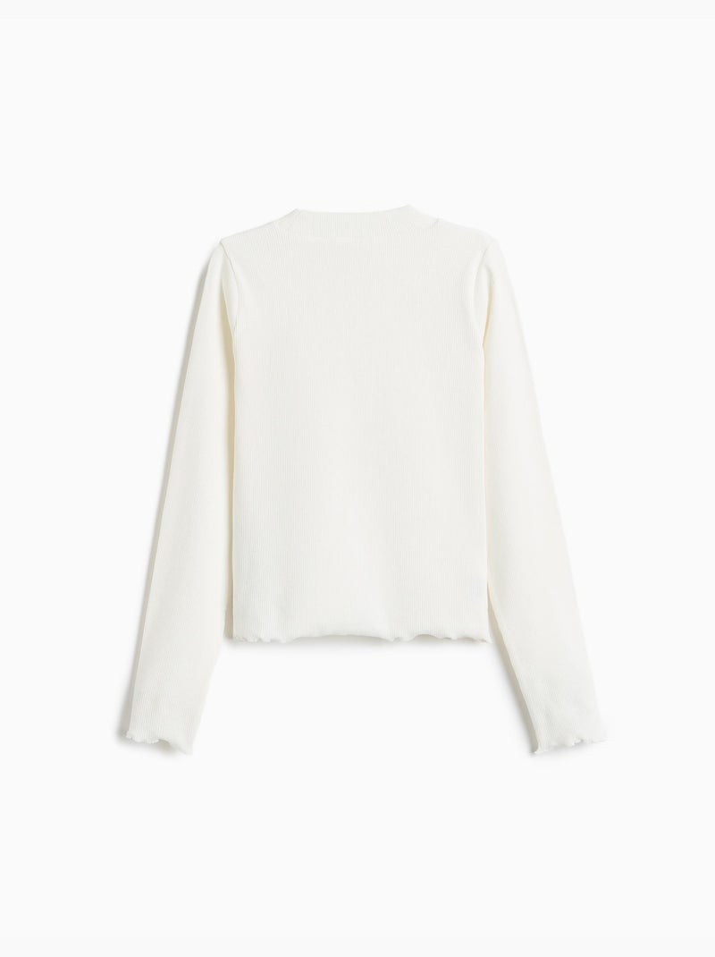 Maglia cropped, mo fashion Bianco - Kiabi