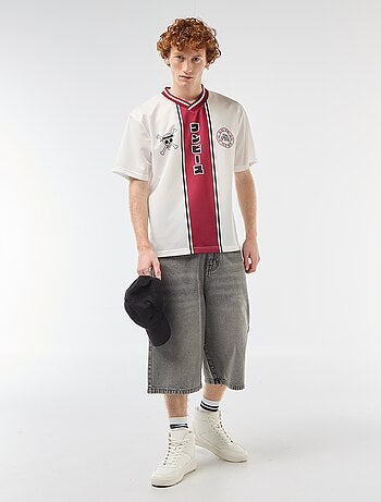 Maglia da calcio stampata 'One Piece'