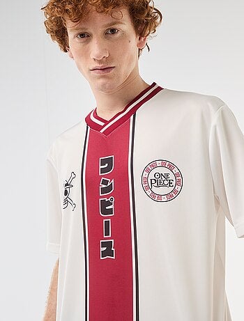 Maglia da calcio stampata 'One Piece'