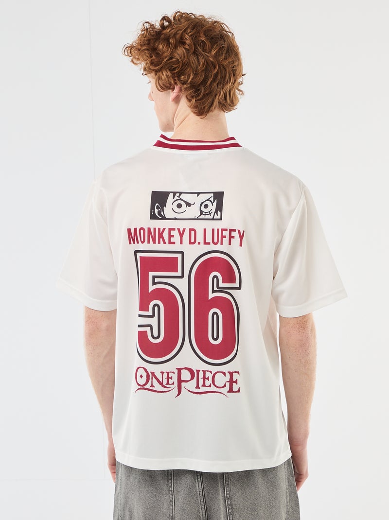 Maglia da calcio stampata 'One Piece' Bianco - Kiabi
