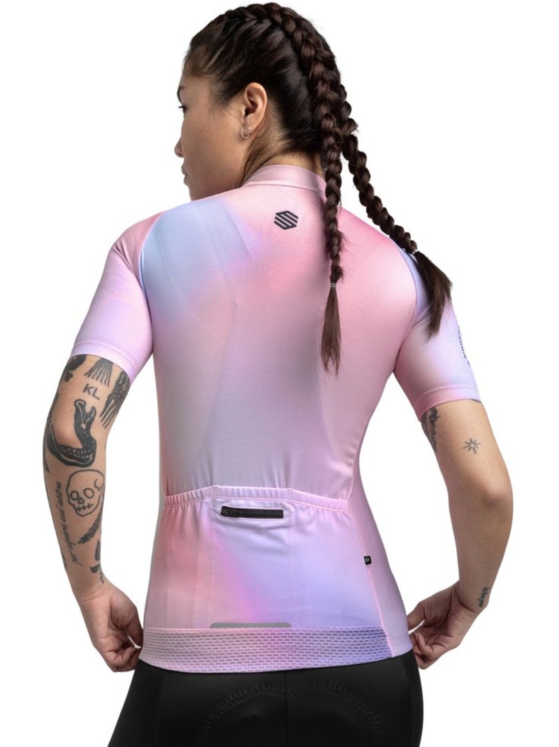 Maglia da ciclismo a maniche corte donna ciclismo donna m2 aura Rosa - Kiabi