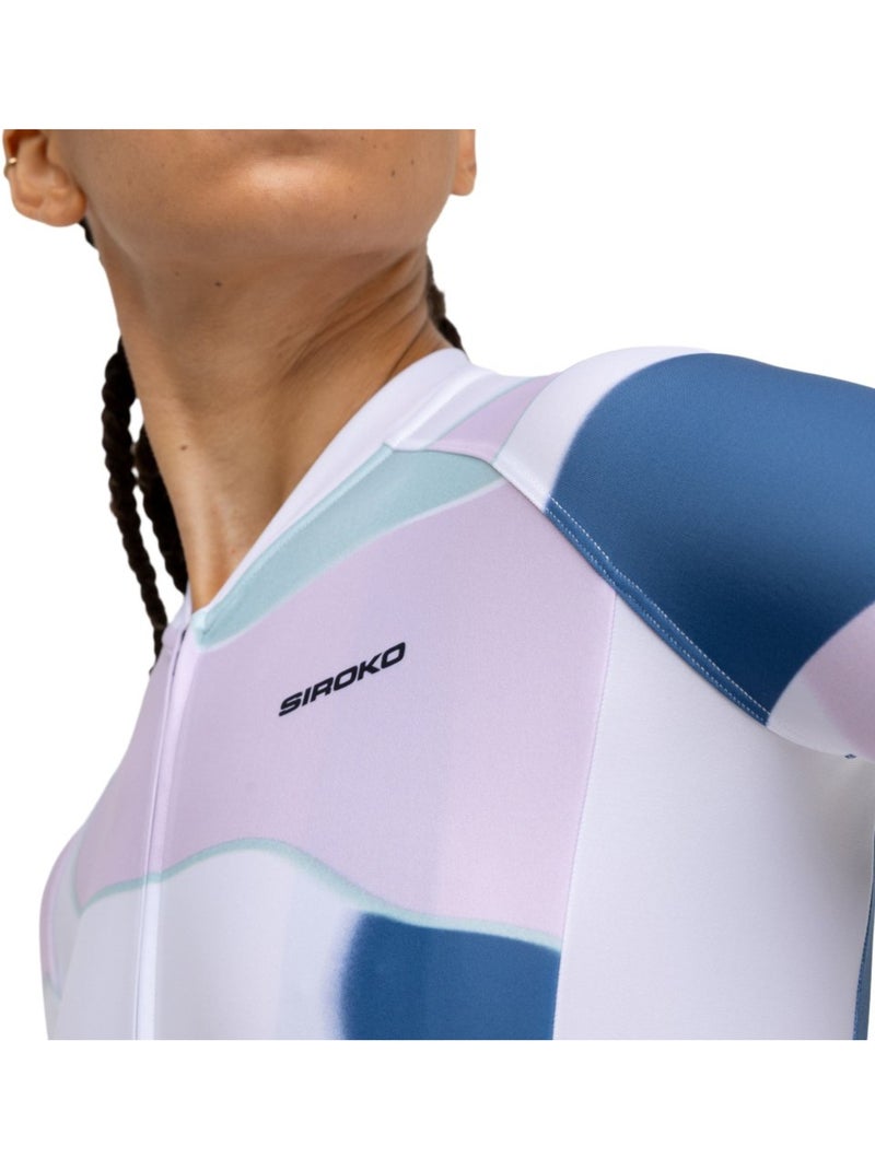 Maglia da ciclismo a maniche corte donna ciclismo donna m2 provence Bianco - Kiabi