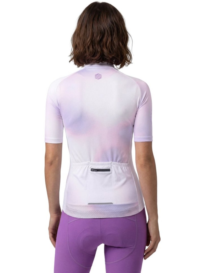 Maglia da ciclismo a maniche corte donna ciclismo donna m2-w nrc Bianco - Kiabi
