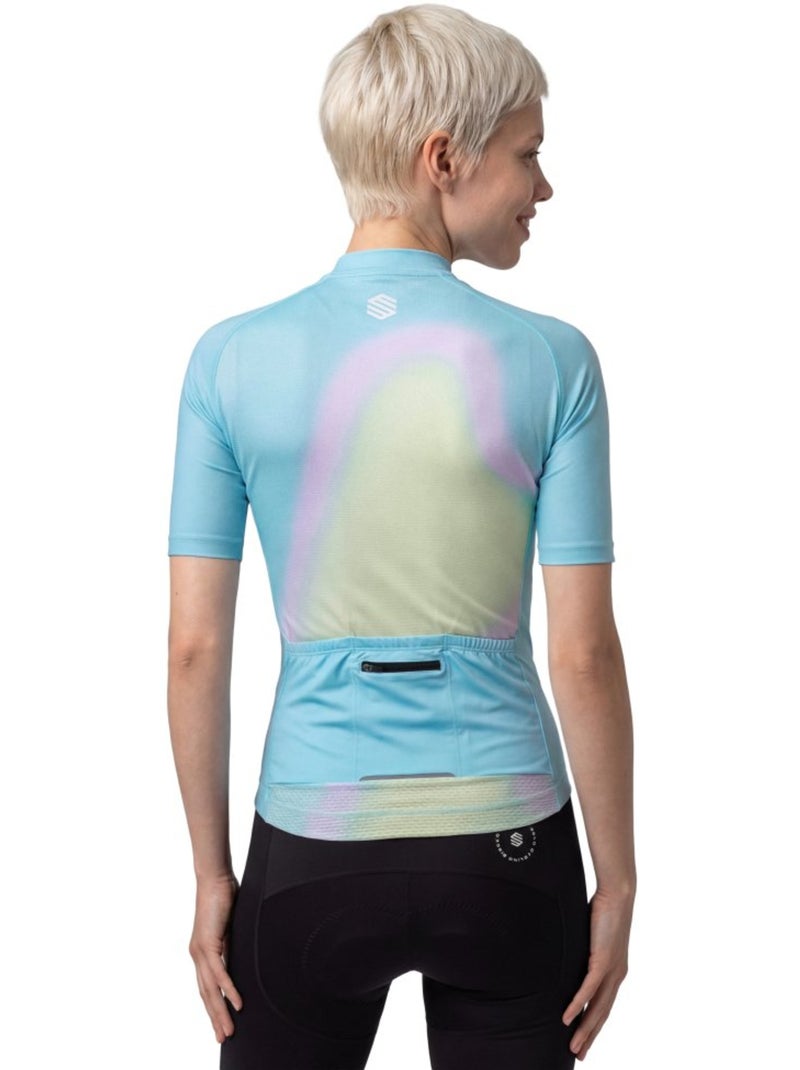 Maglia da ciclismo a maniche corte donna ciclismo donna m2-w nrc Blu - Kiabi