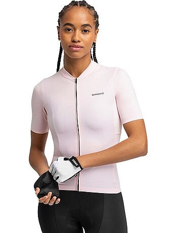 Maglia da ciclismo a maniche corte in tessuti riciclati da donna ciclismo donna