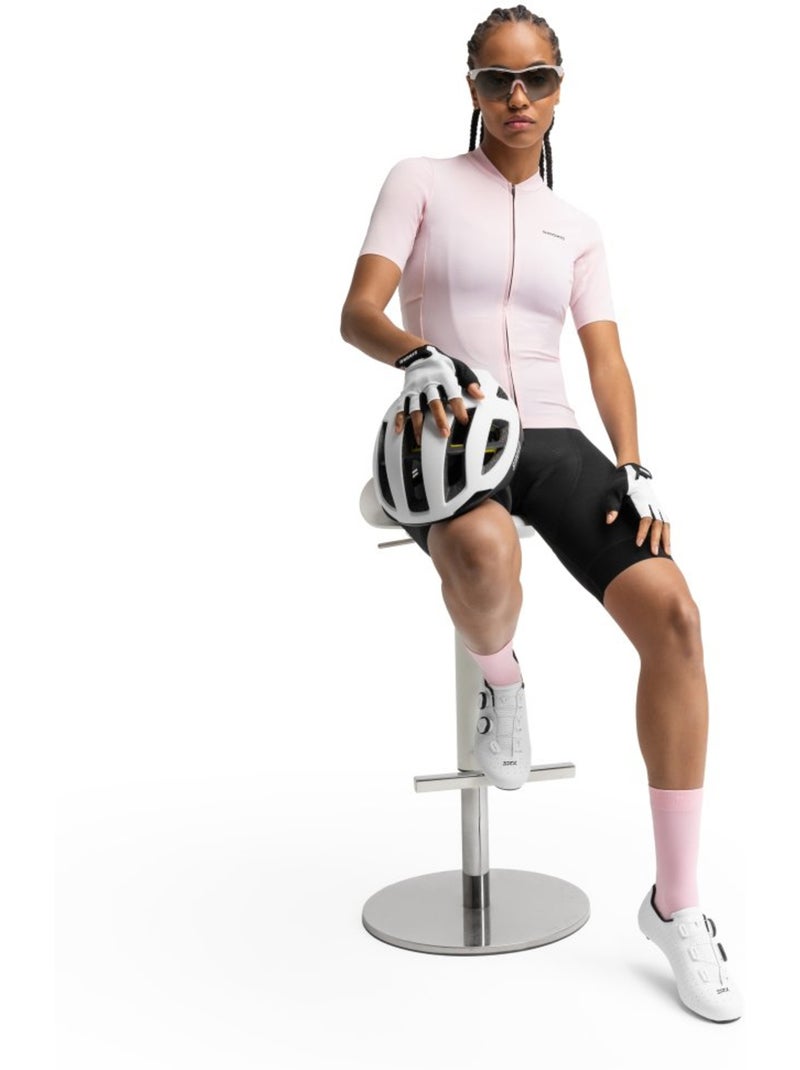 Maglia da ciclismo a maniche corte in tessuti riciclati da donna ciclismo donna Rosa - Kiabi