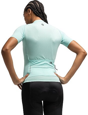 Maglia da ciclismo a maniche corte in tessuti riciclati da donna ciclismo donna