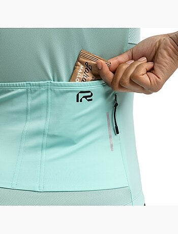 Maglia da ciclismo a maniche corte in tessuti riciclati da donna ciclismo donna