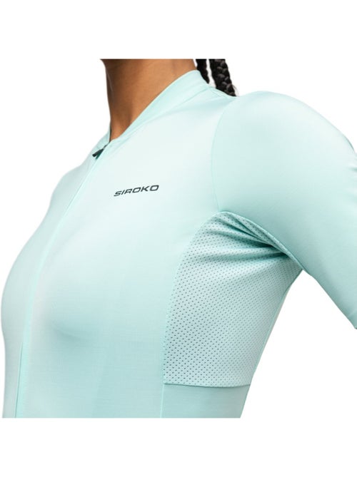 Maglia da ciclismo a maniche corte in tessuti riciclati da donna ciclismo donna - Kiabi