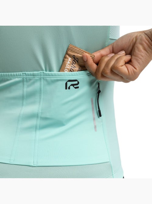 Maglia da ciclismo a maniche corte in tessuti riciclati da donna ciclismo donna - Kiabi