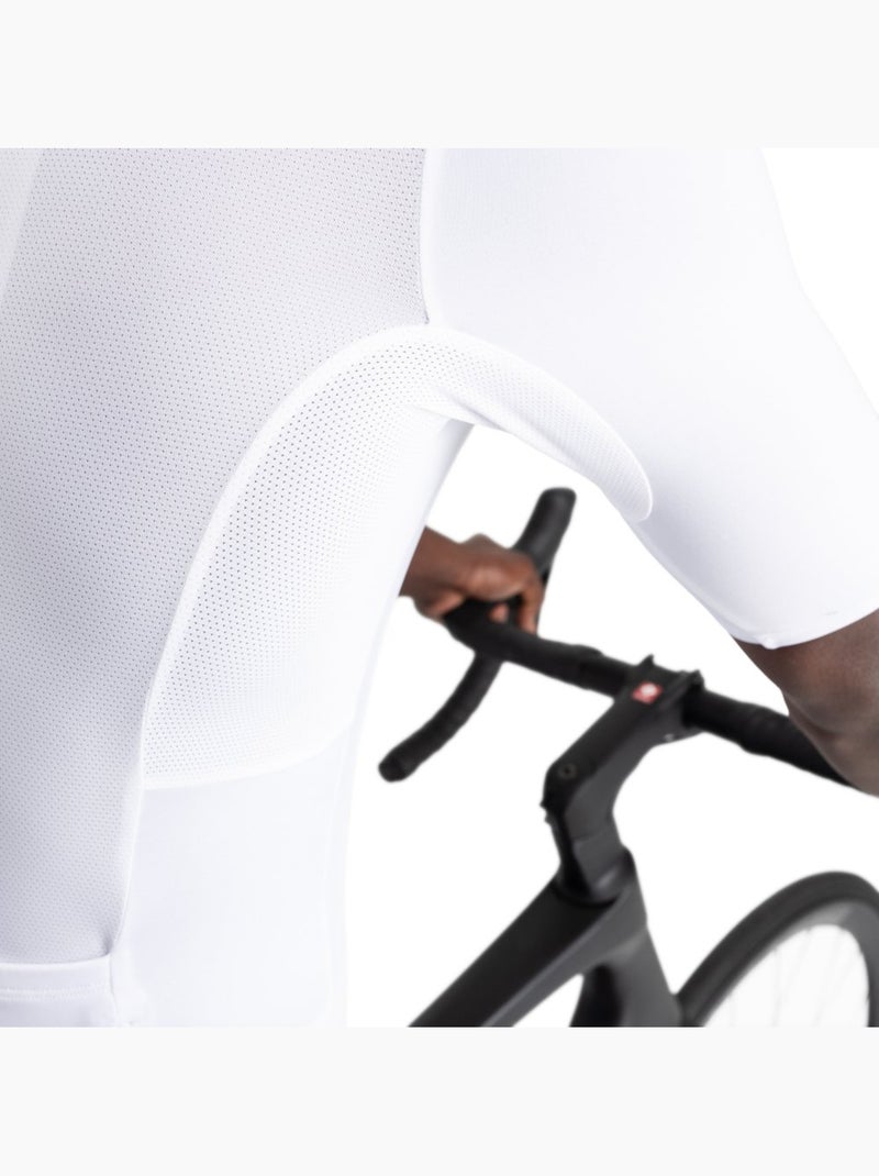 Maglia da ciclismo a maniche corte in tessuti riciclati da uomo ciclismo uomo m6 Bianco - Kiabi