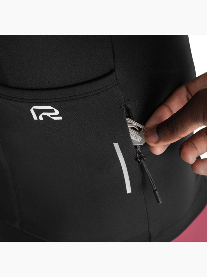Maglia da ciclismo a maniche corte in tessuti riciclati da uomo ciclismo uomo m6 Nero - Kiabi