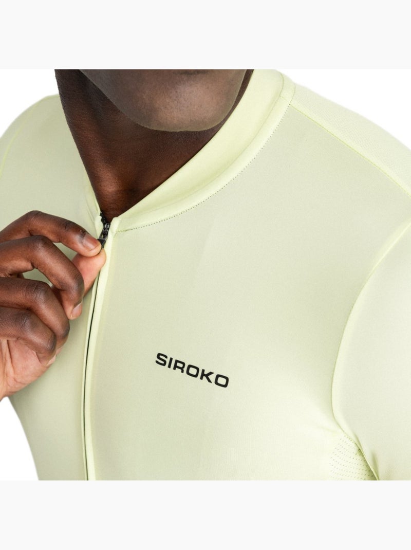 Maglia da ciclismo a maniche corte in tessuti riciclati da uomo ciclismo uomo m6 Verde - Kiabi