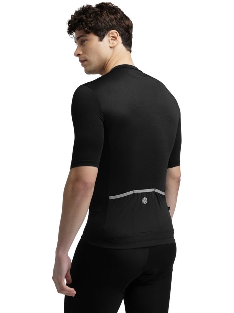Maglia da ciclismo a maniche corte uomo ciclismo uomo core pordoi Nero - Kiabi