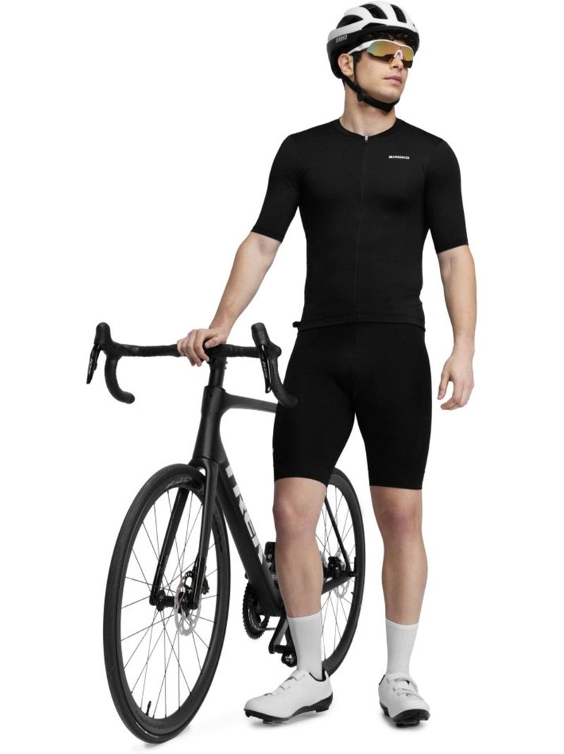 Maglia da ciclismo a maniche corte uomo ciclismo uomo core pordoi Nero - Kiabi