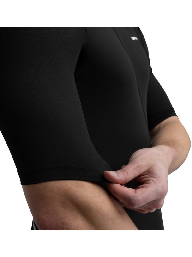 Maglia da ciclismo a maniche corte uomo ciclismo uomo core pordoi Nero - Kiabi