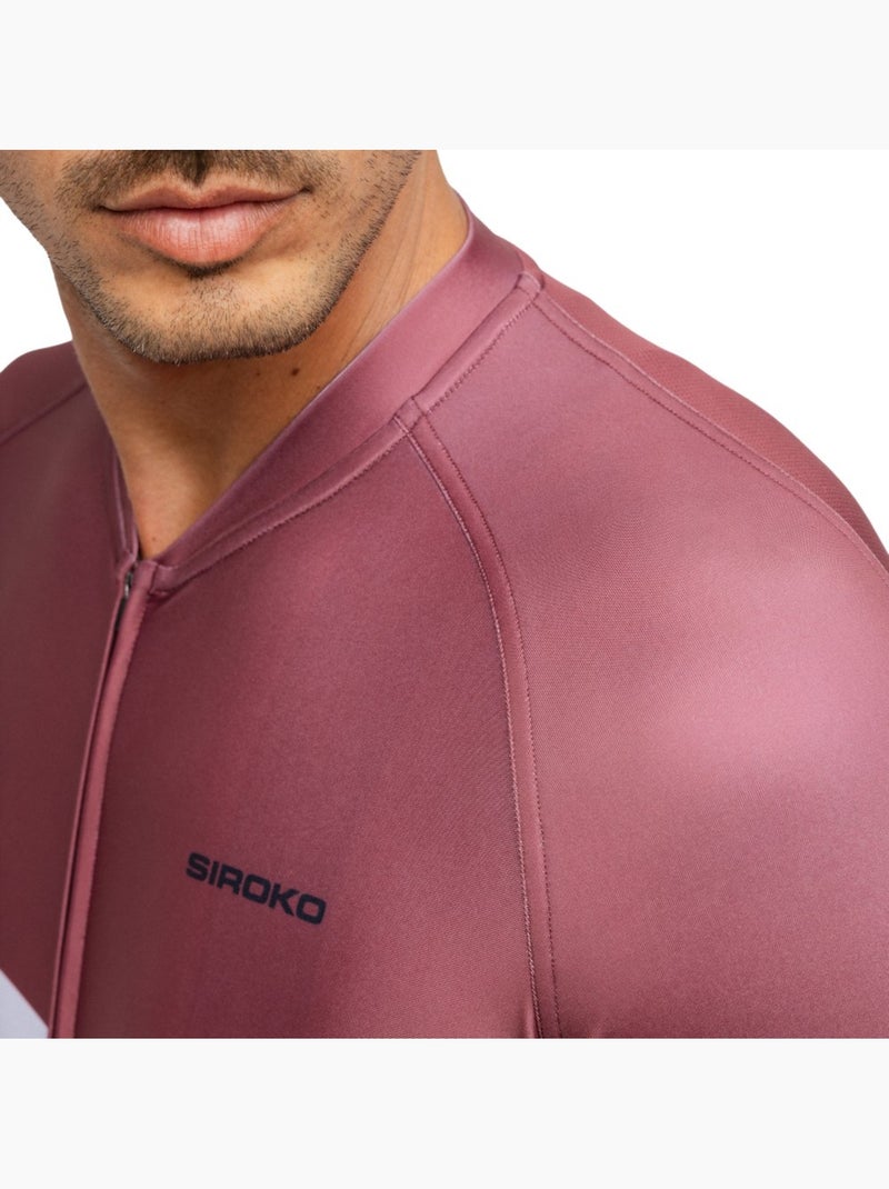 Maglia da ciclismo a maniche corte uomo ciclismo uomo m2 ezaro Rosso - Kiabi