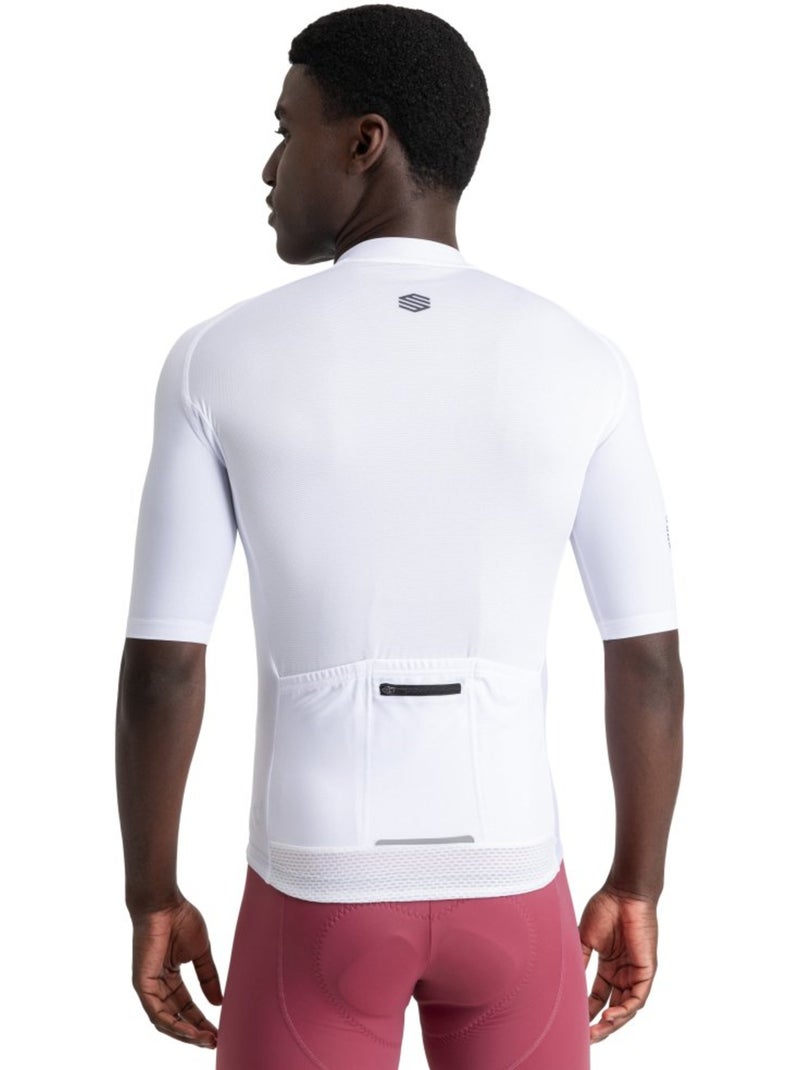 Maglia da ciclismo a maniche corte uomo ciclismo uomo m2 loud Bianco - Kiabi