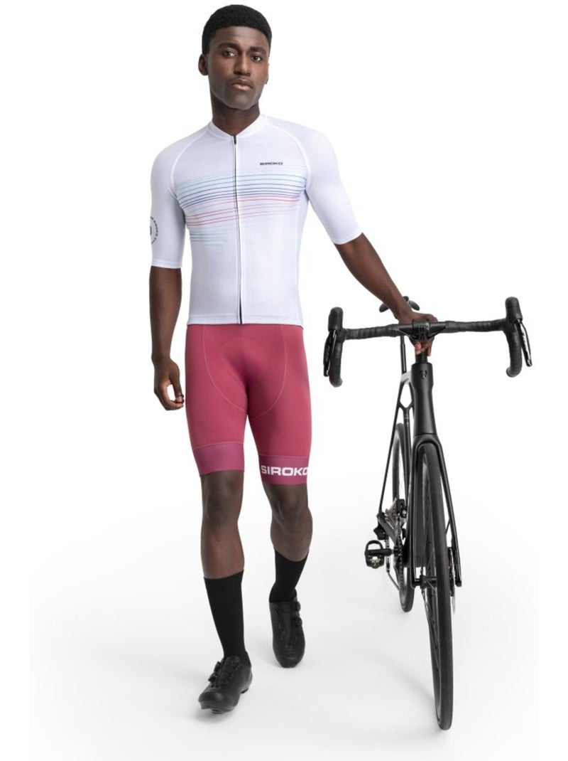 Maglia da ciclismo a maniche corte uomo ciclismo uomo m2 loud Bianco - Kiabi