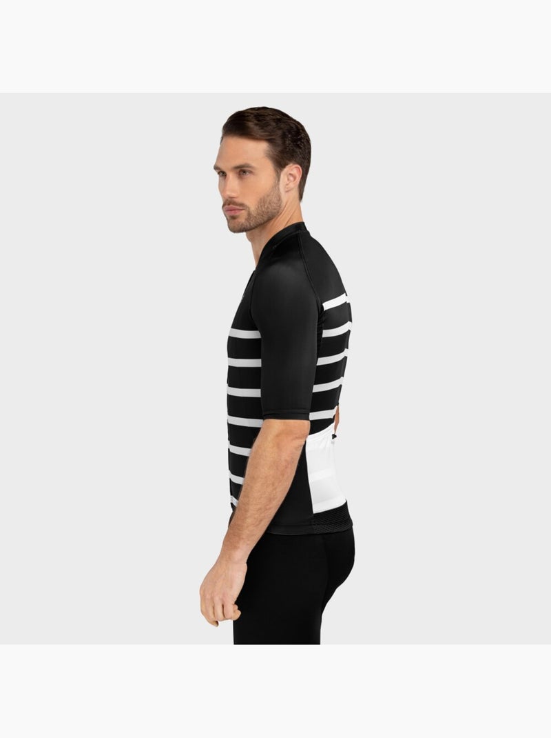 Maglia da ciclismo a maniche corte uomo ciclismo uomo m2 moors Nero - Kiabi