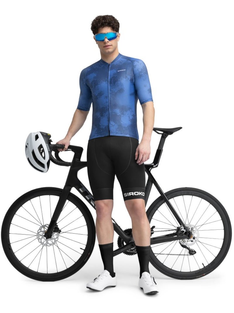Maglia da ciclismo a maniche corte uomo ciclismo uomo m2 nitro Blu - Kiabi