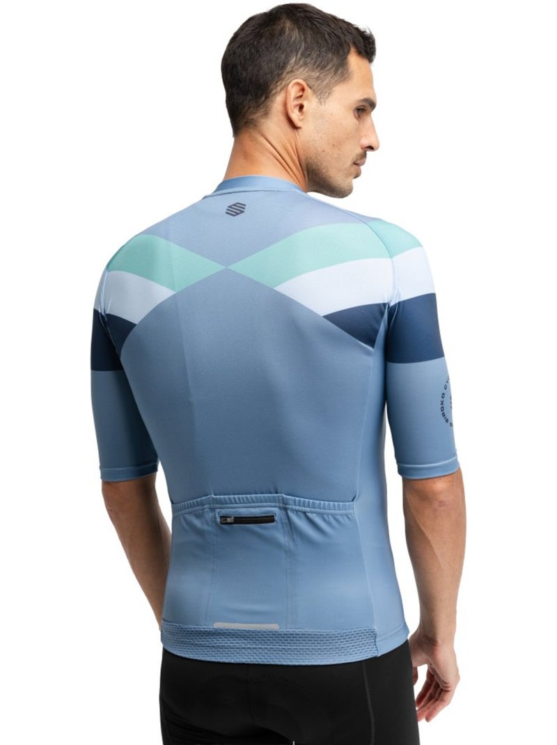 Maglia da ciclismo a maniche corte uomo ciclismo uomo m2 susten Blu - Kiabi