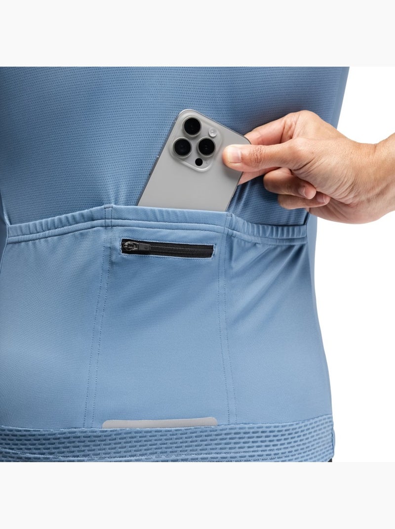 Maglia da ciclismo a maniche corte uomo ciclismo uomo m2 susten Blu - Kiabi