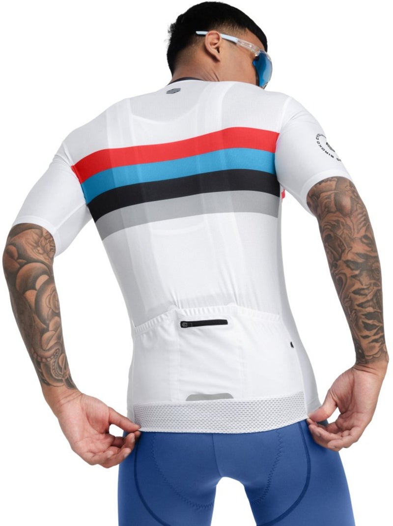 Maglia da ciclismo a maniche corte uomo ciclismo uomo m2 westfalia Bianco - Kiabi
