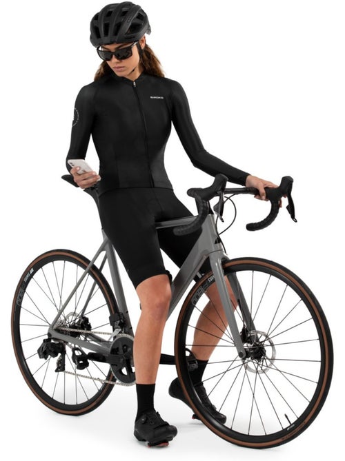 Maglia da ciclismo a maniche lunghe donna ciclismo donna m2 eclipse - Kiabi Maglia da ciclismo a maniche lunghe donna ciclismo donna m2 eclipse - Kiabi