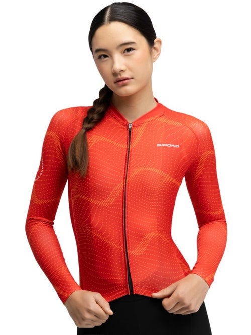 Maglia da ciclismo a maniche lunghe donna ciclismo donna m2-w glandon - Kiabi