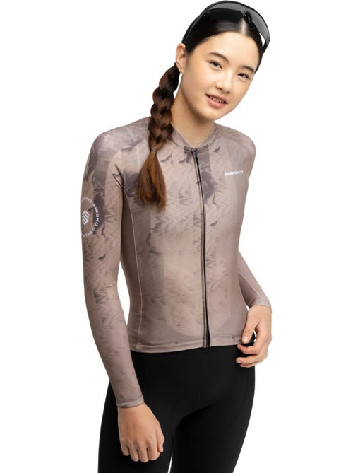 Maglia da ciclismo a maniche lunghe donna ciclismo donna m2-w joux - Kiabi