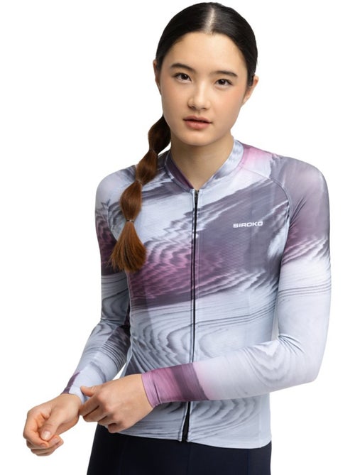 Maglia da ciclismo a maniche lunghe donna ciclismo donna m2-w sancy - Kiabi