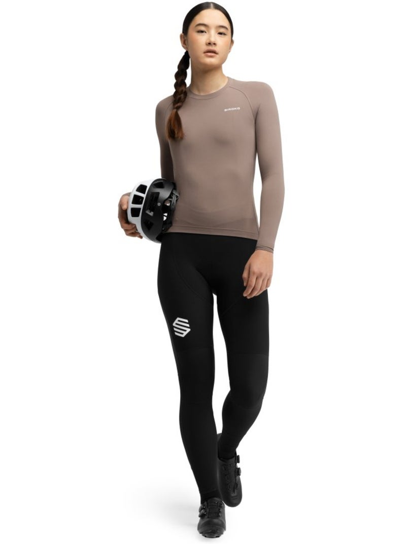Maglia da ciclismo a maniche lunghe donna donna m9-w scanuppia Marrone - Kiabi
