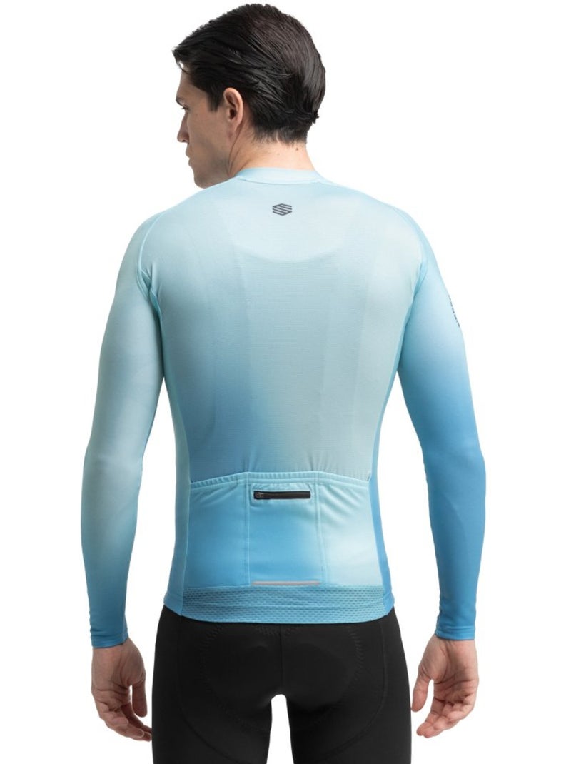 Maglia da ciclismo a maniche lunghe uomo ciclismo uomo m2 corsa Blu - Kiabi