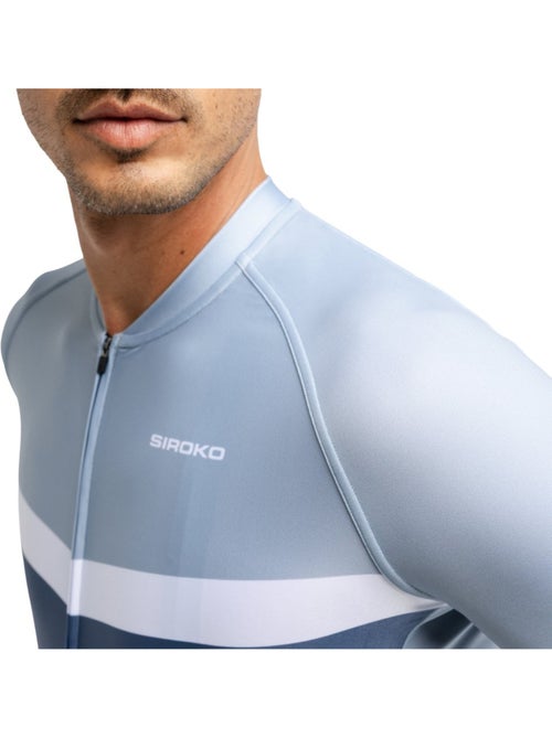 Maglia da ciclismo a maniche lunghe uomo ciclismo uomo m2 jouxplane - Kiabi Maglia da ciclismo a maniche lunghe uomo ciclismo uomo m2 jouxplane - Kiabi