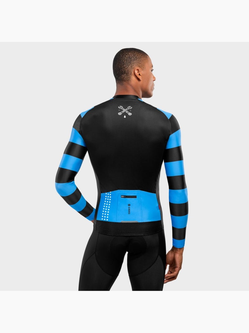 Maglia da ciclismo a maniche lunghe uomo ciclismo uomo m2 legend Nero - Kiabi