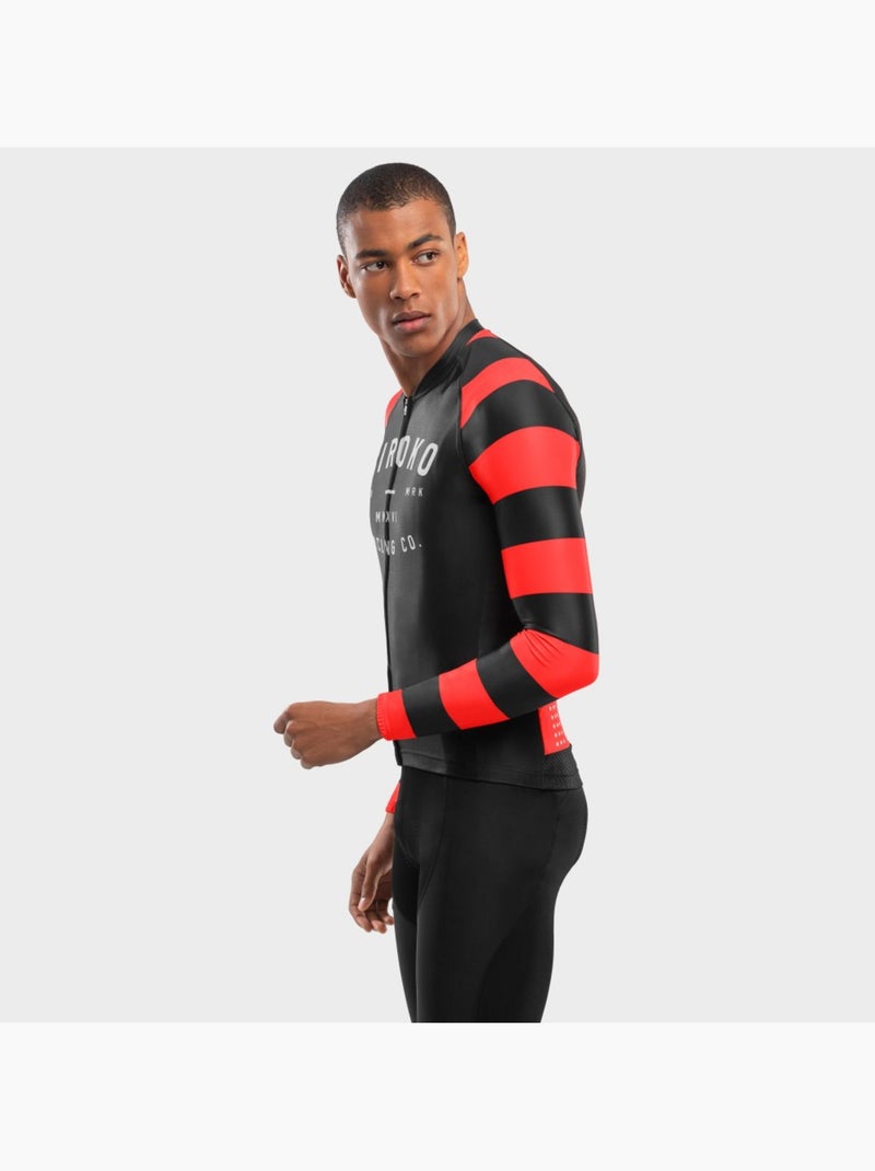 Maglia da ciclismo a maniche lunghe uomo ciclismo uomo m2 rider Nero - Kiabi