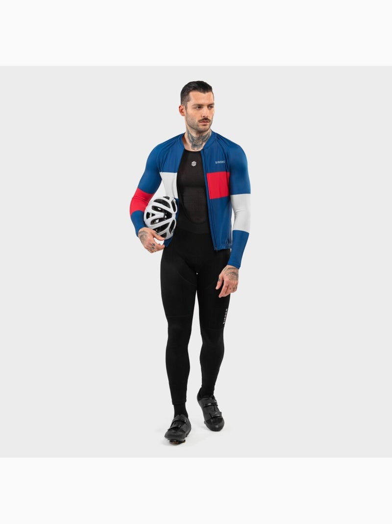 Maglia da ciclismo a maniche lunghe uomo ciclismo uomo m2 vezzana Blu - Kiabi