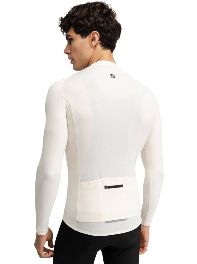 Maglia da ciclismo a maniche lunghe uomo uomo m9 scanuppia Beige - Kiabi
