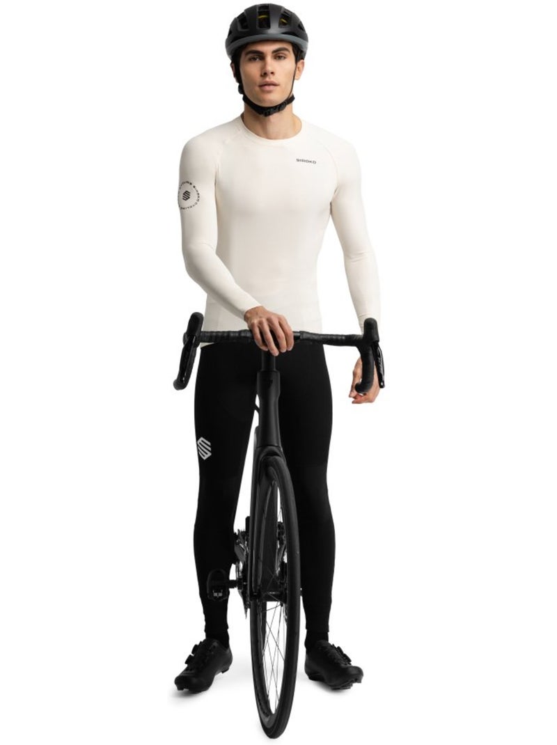 Maglia da ciclismo a maniche lunghe uomo uomo m9 scanuppia Beige - Kiabi