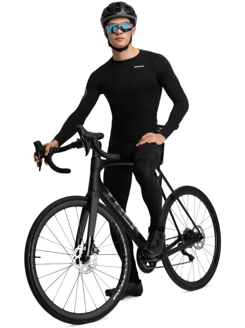 Maglia da ciclismo a maniche lunghe uomo uomo m9 scanuppia Nero - Kiabi