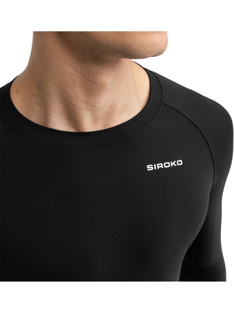 Maglia da ciclismo a maniche lunghe uomo uomo m9 scanuppia Nero - Kiabi