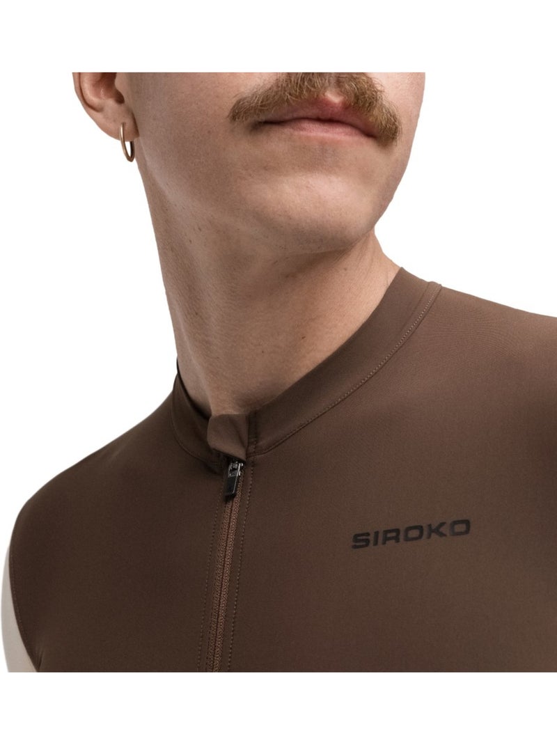 Maglia da ciclismo gravel a maniche corte uomo ciclismo uomo gm2 forge Marrone - Kiabi