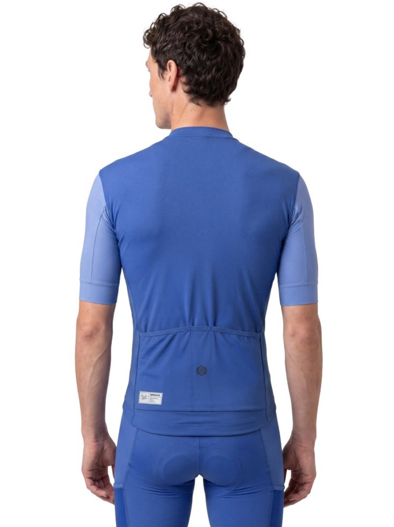 Maglia da ciclismo gravel a maniche corte uomo ciclismo uomo gm2 golden pedals b Blu - Kiabi