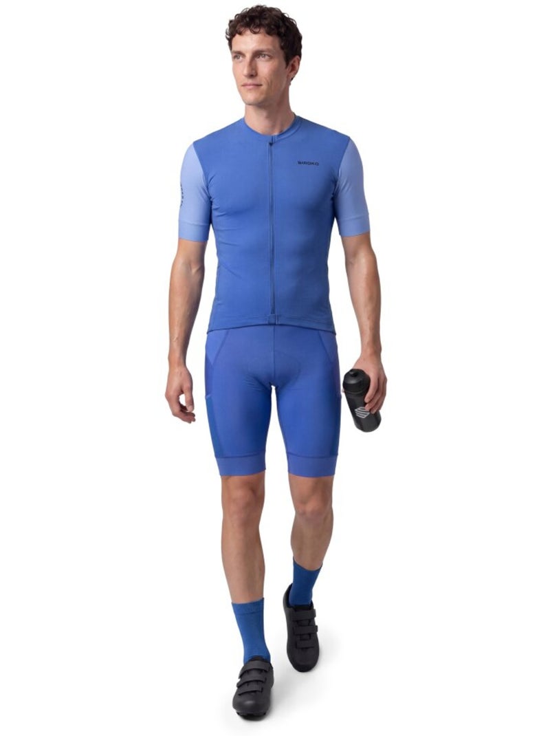 Maglia da ciclismo gravel a maniche corte uomo ciclismo uomo gm2 golden pedals b Blu - Kiabi